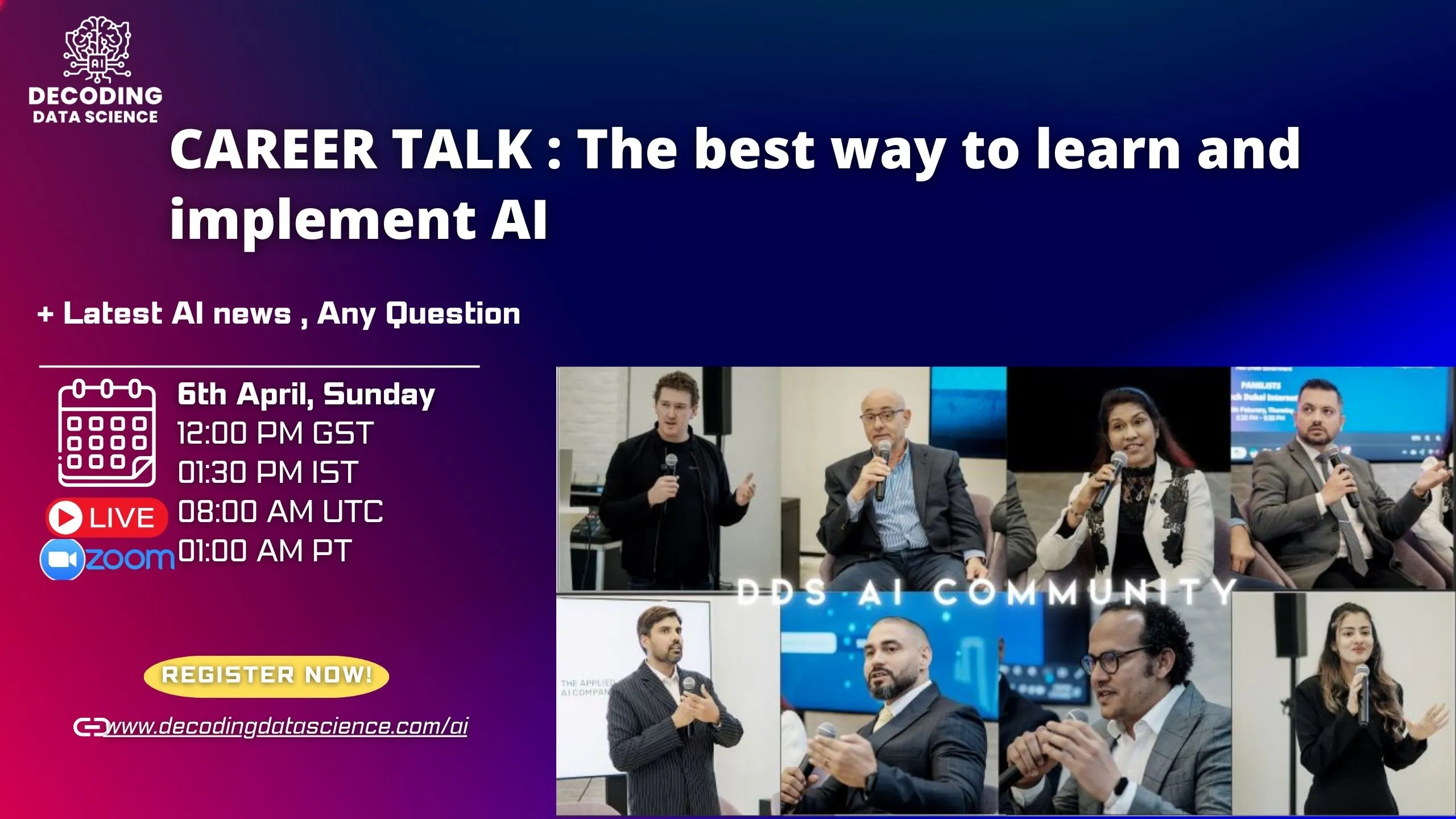 CAREER TALK : The best way to learn and implement AI