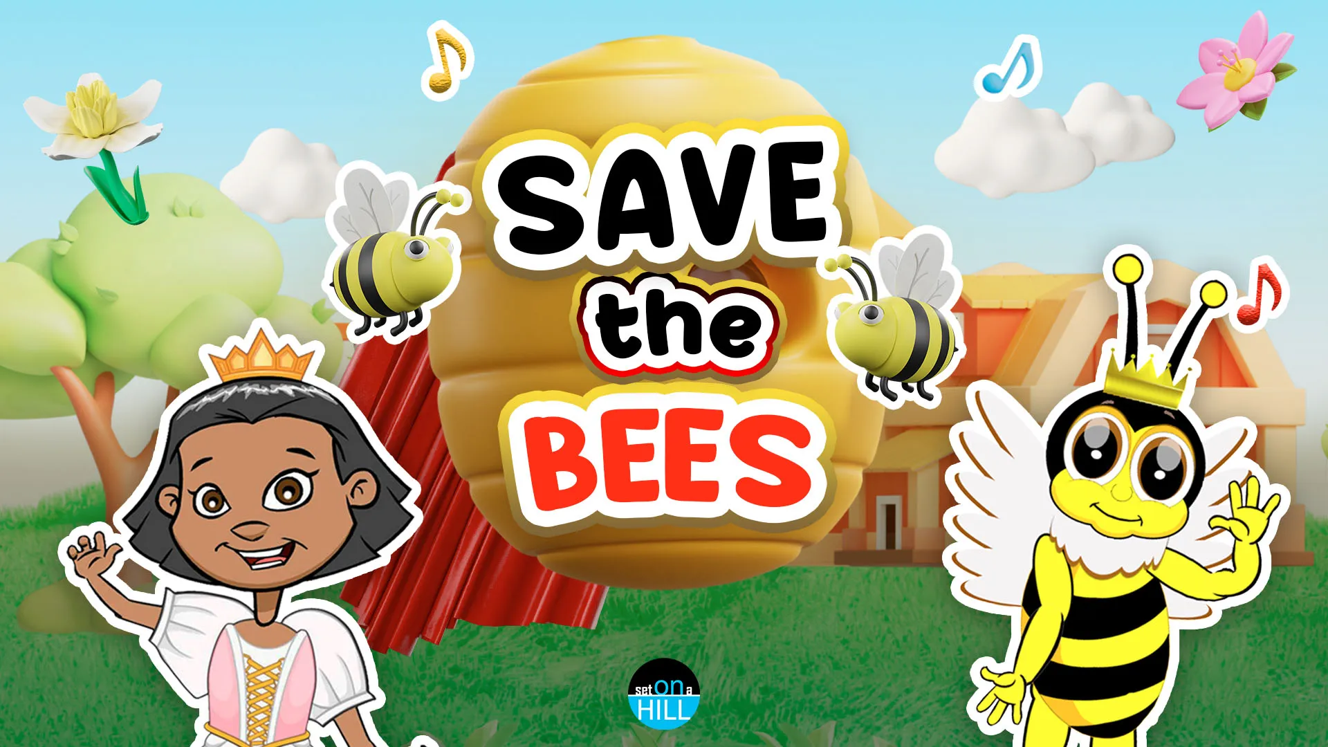 Virtual Premiere of 🎬 Save the Bees: Princess Ellie and the Feathered Prince