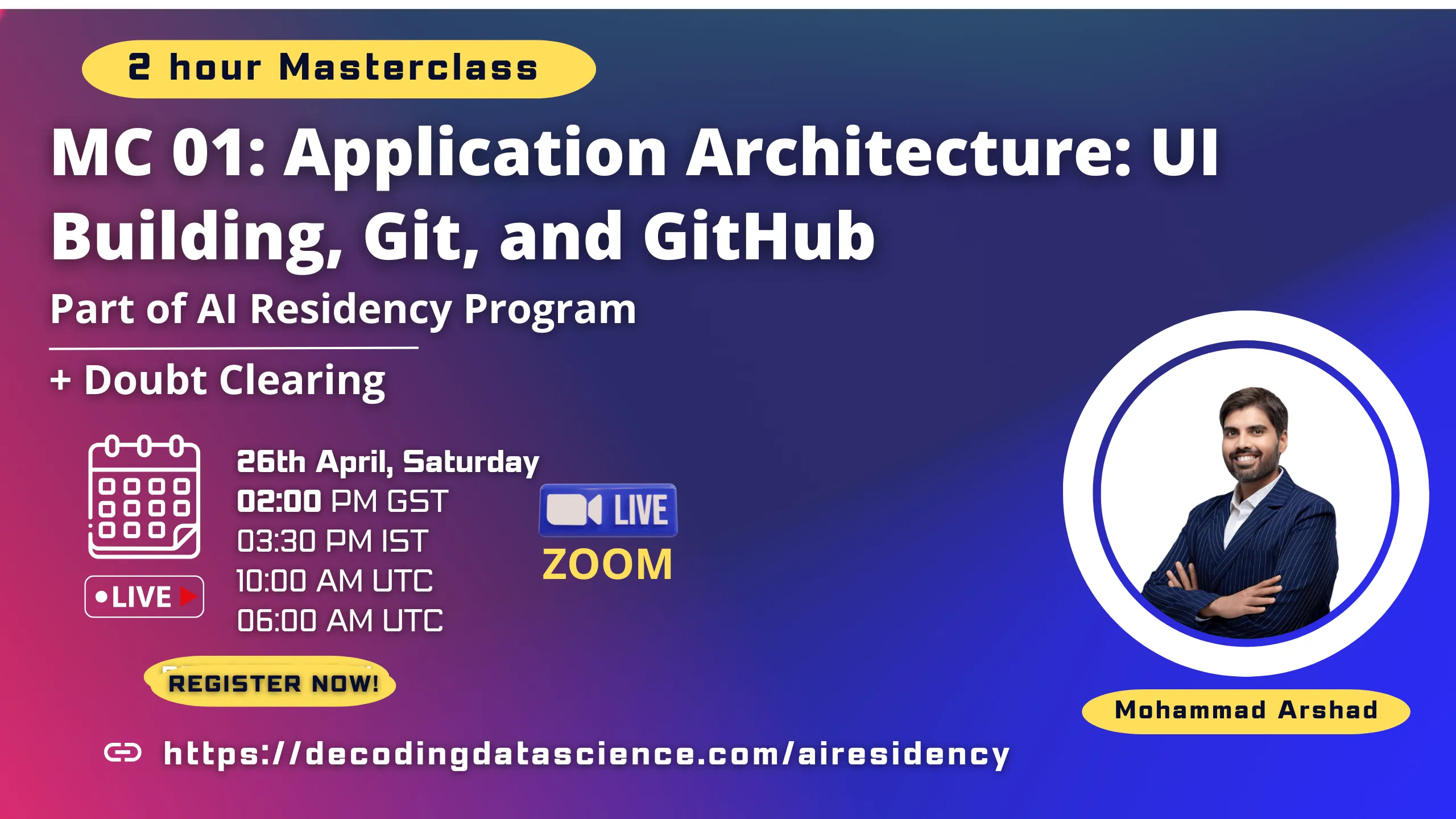 MC 01: Application Architecture: UI Building, Git, and GitHub