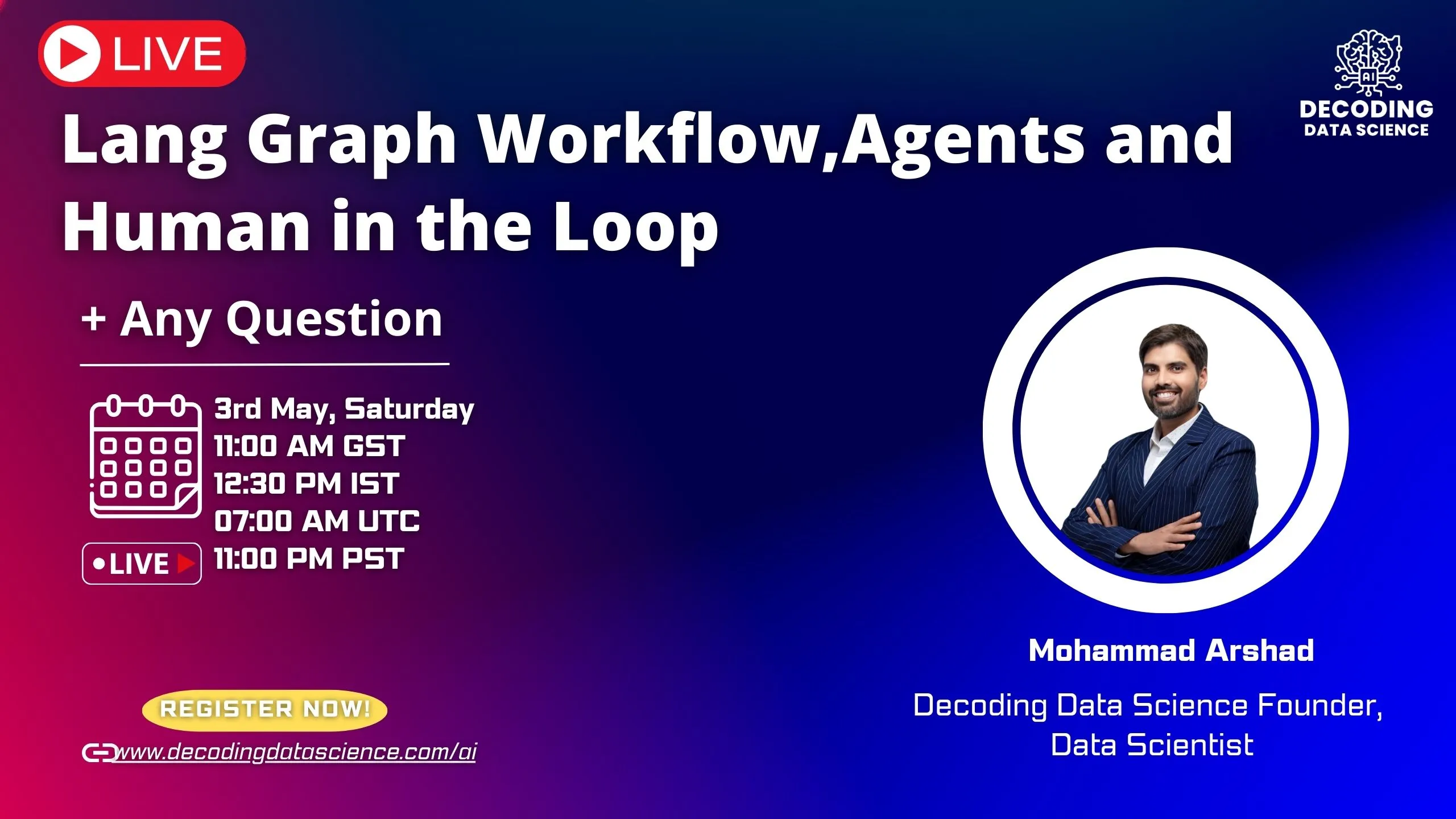 Lang Graph Workflow,Agents and Human in the Loop