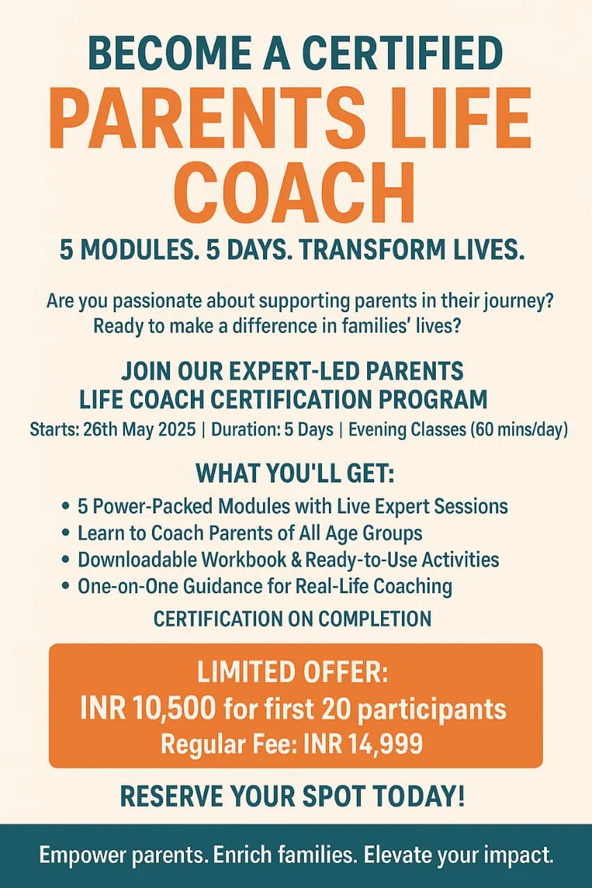 Parents Life Coach Certification