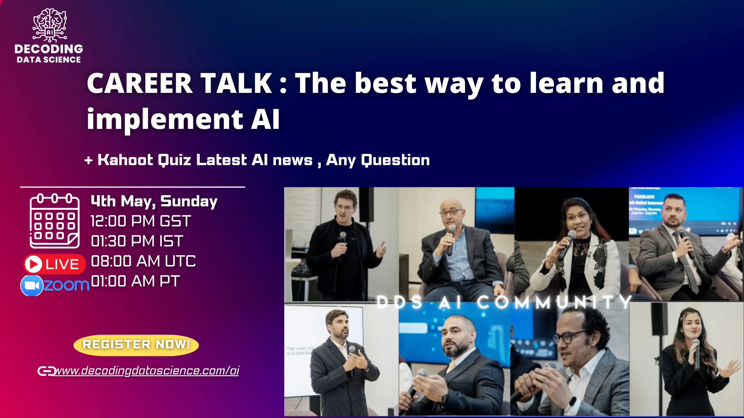 CAREER TALK : The best way to learn and implement AI