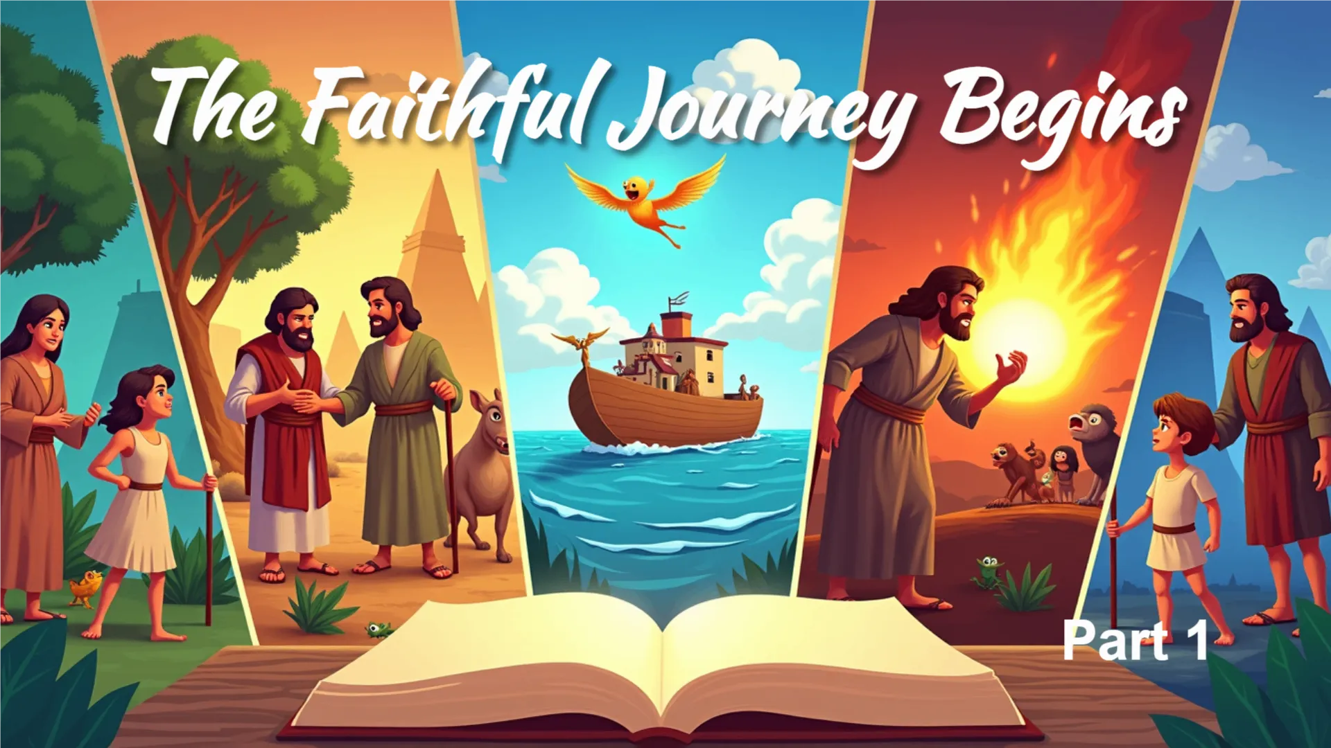 Bible Stories for Kids: The Faithful Journey Begins