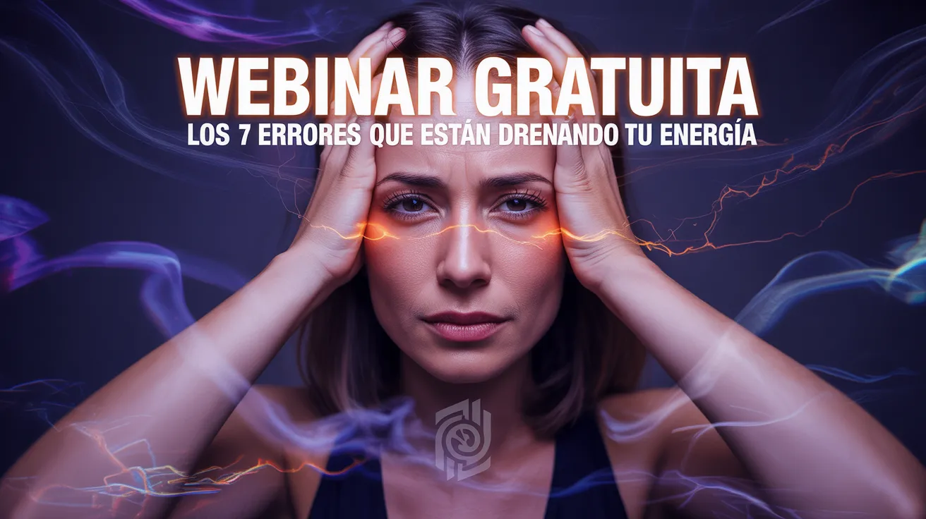 Webinar Gratuita: Los 7 errores que están drenando tu energía