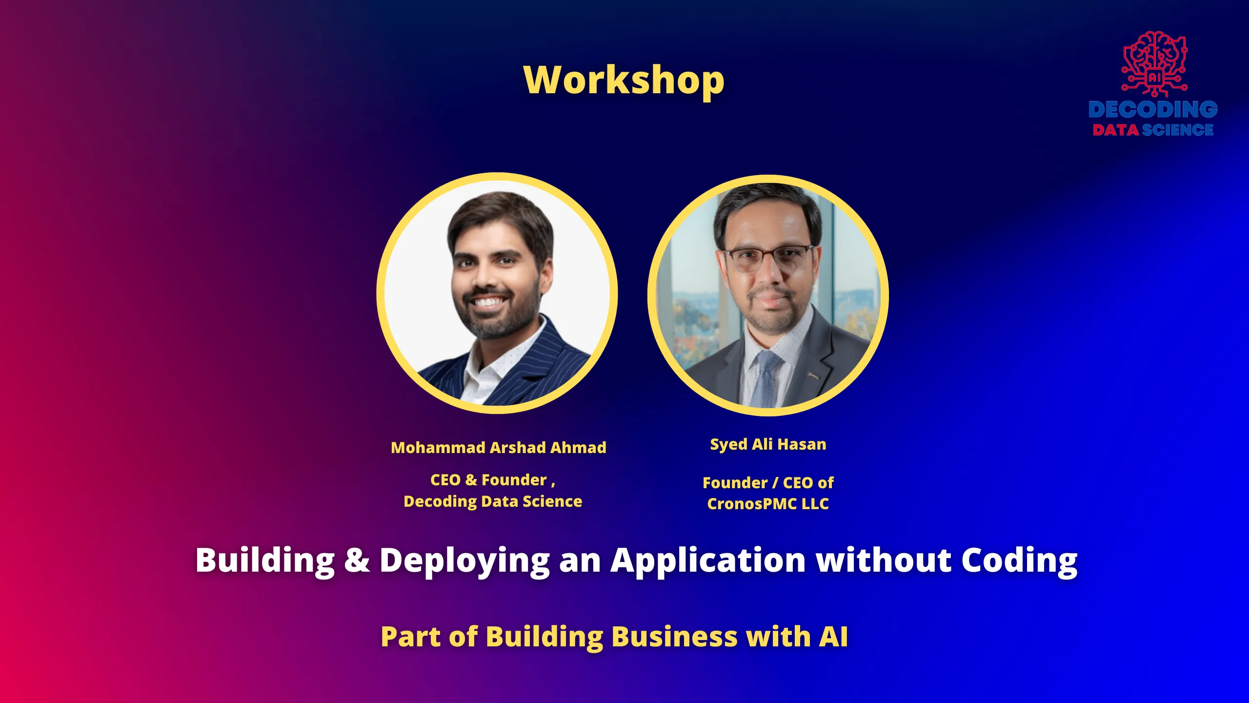 Building & Deploying an Application without Coding