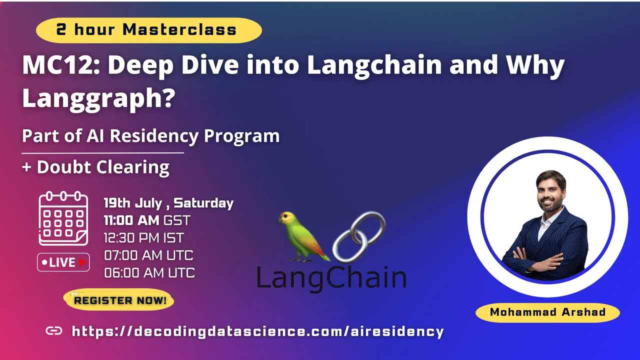 MC12: Deep Dive into Langchain and Why Langgraph?