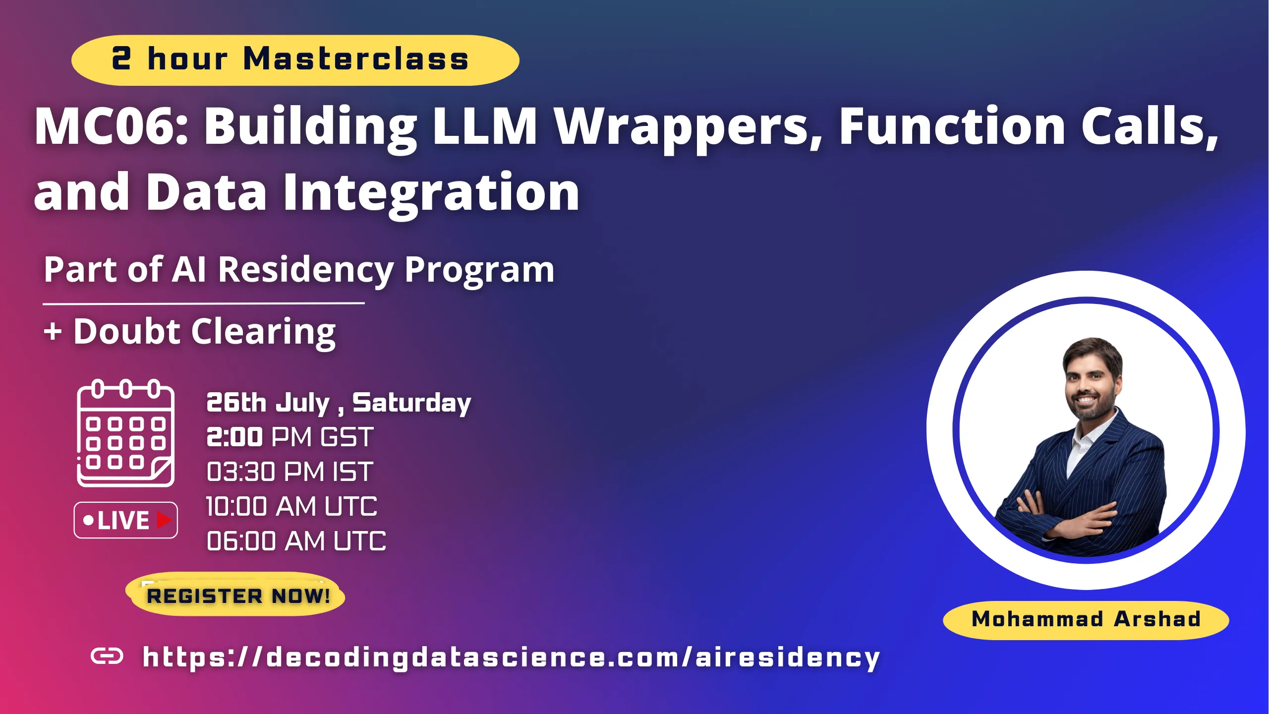 MC06: Building LLM Wrappers, Function Calls, and Data Integration