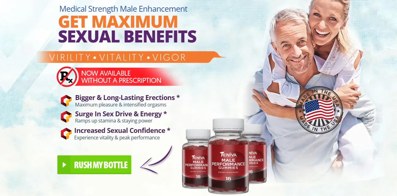 Teniva Male Performance Gummies Ingredients Does it Work