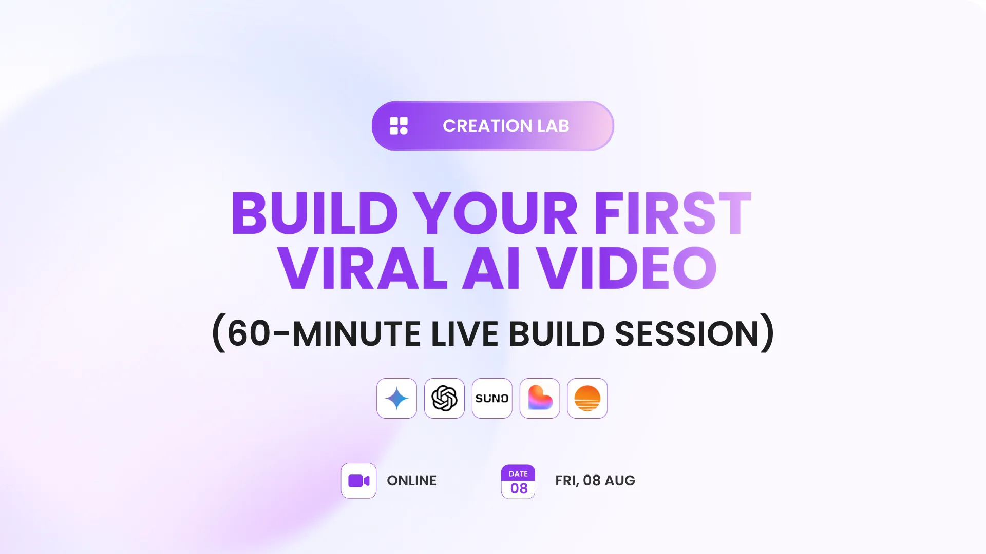 Build Your First Viral AI Video (60-Minute Live Build Session)