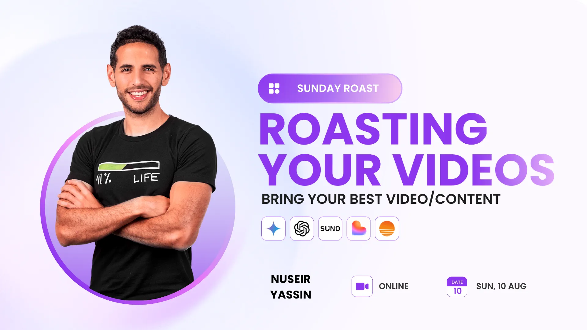 Roasting Your Videos: Bring Your Best Video/Content