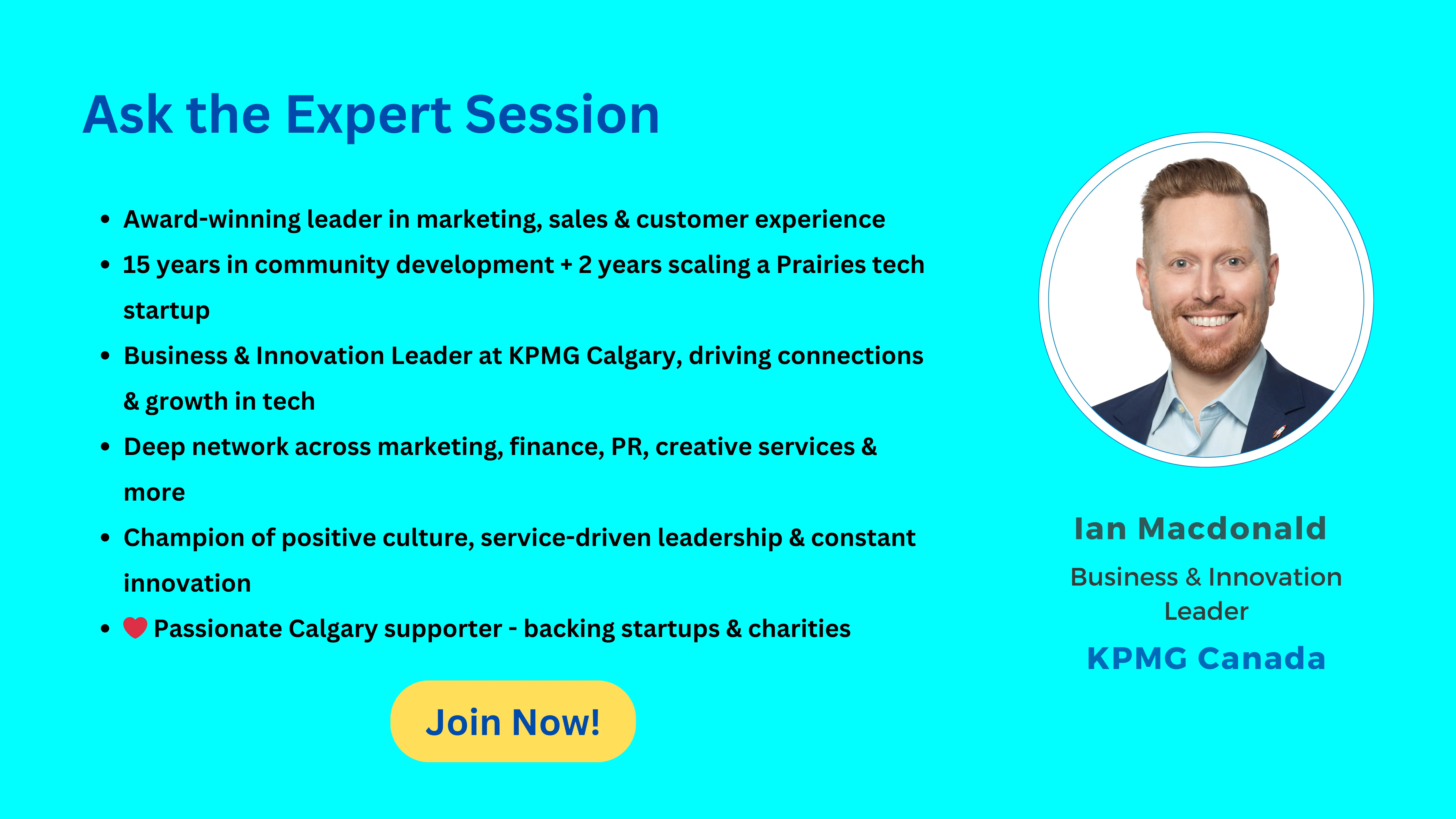 Ask the Expert Session with Ian Macdonald (KPMG Canada)