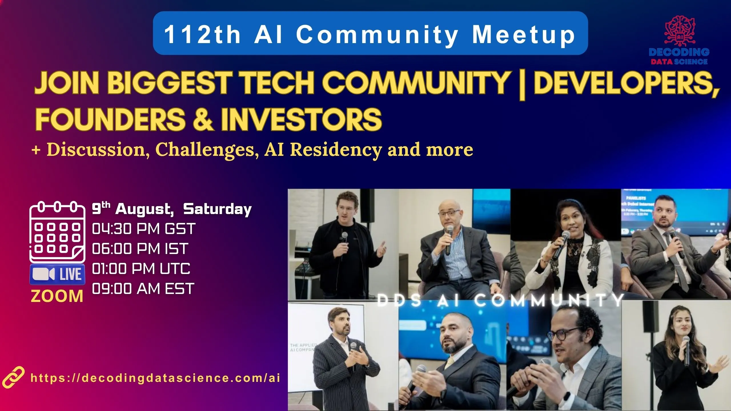 Join Biggest Tech Community | Developers, Founders & Investors