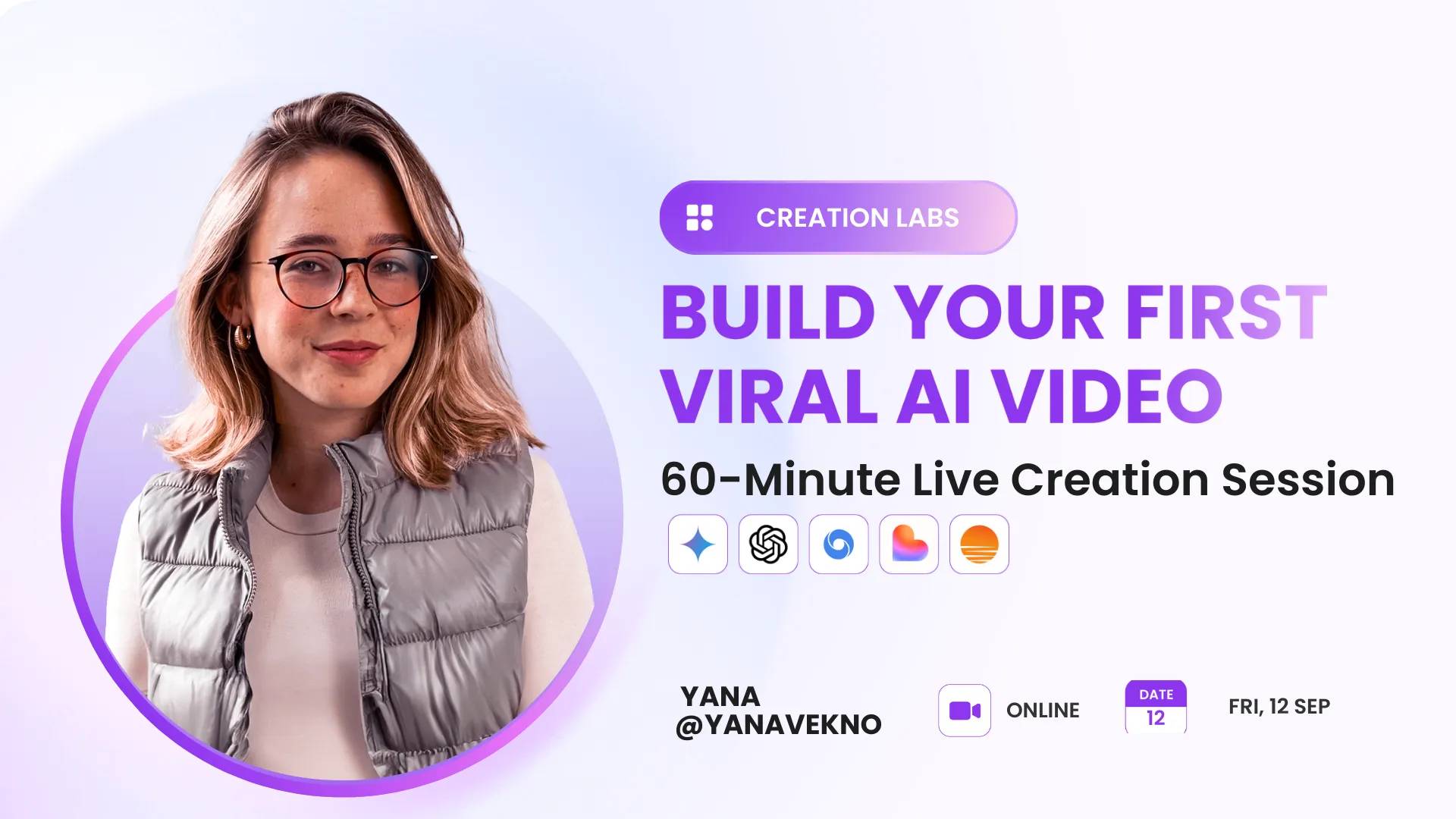 Build Your First Viral AI Video - 60-Minute Live Creation Session