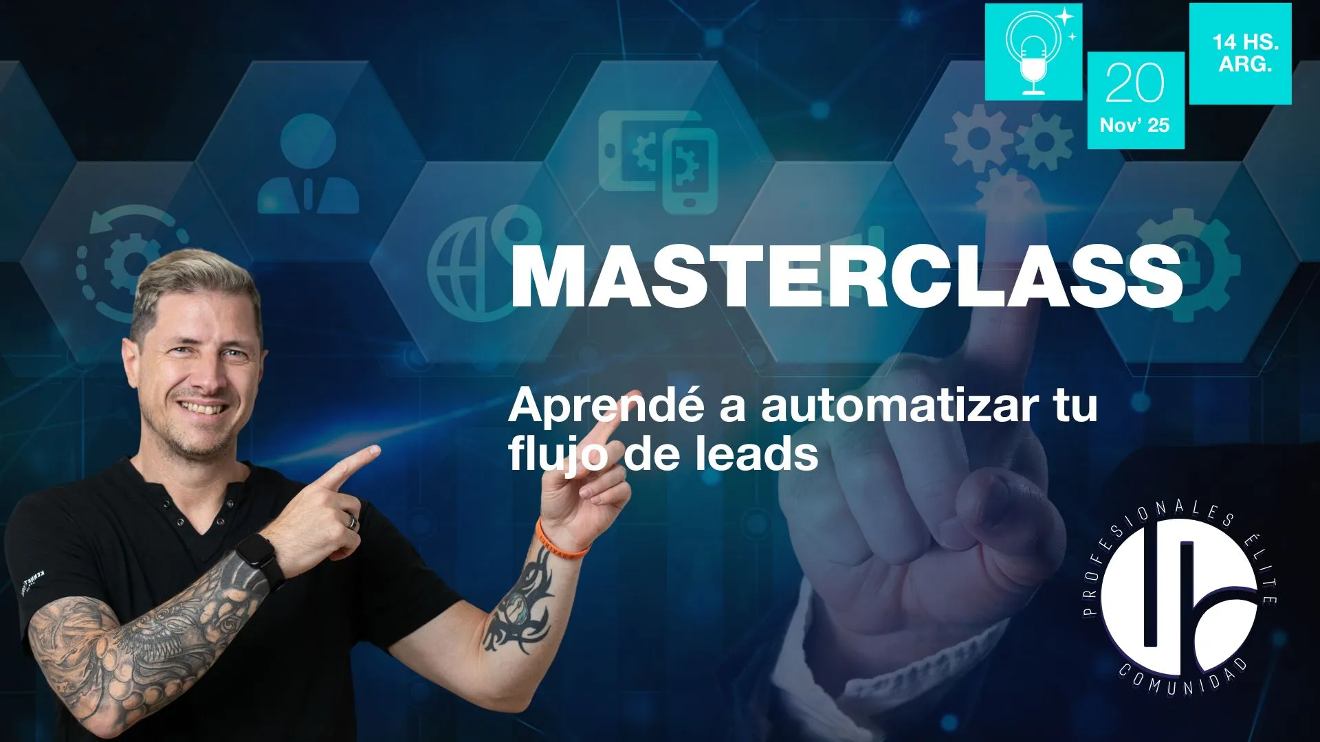 Masterclass en vivo | Aprendé a automatizar tu flujo de leads