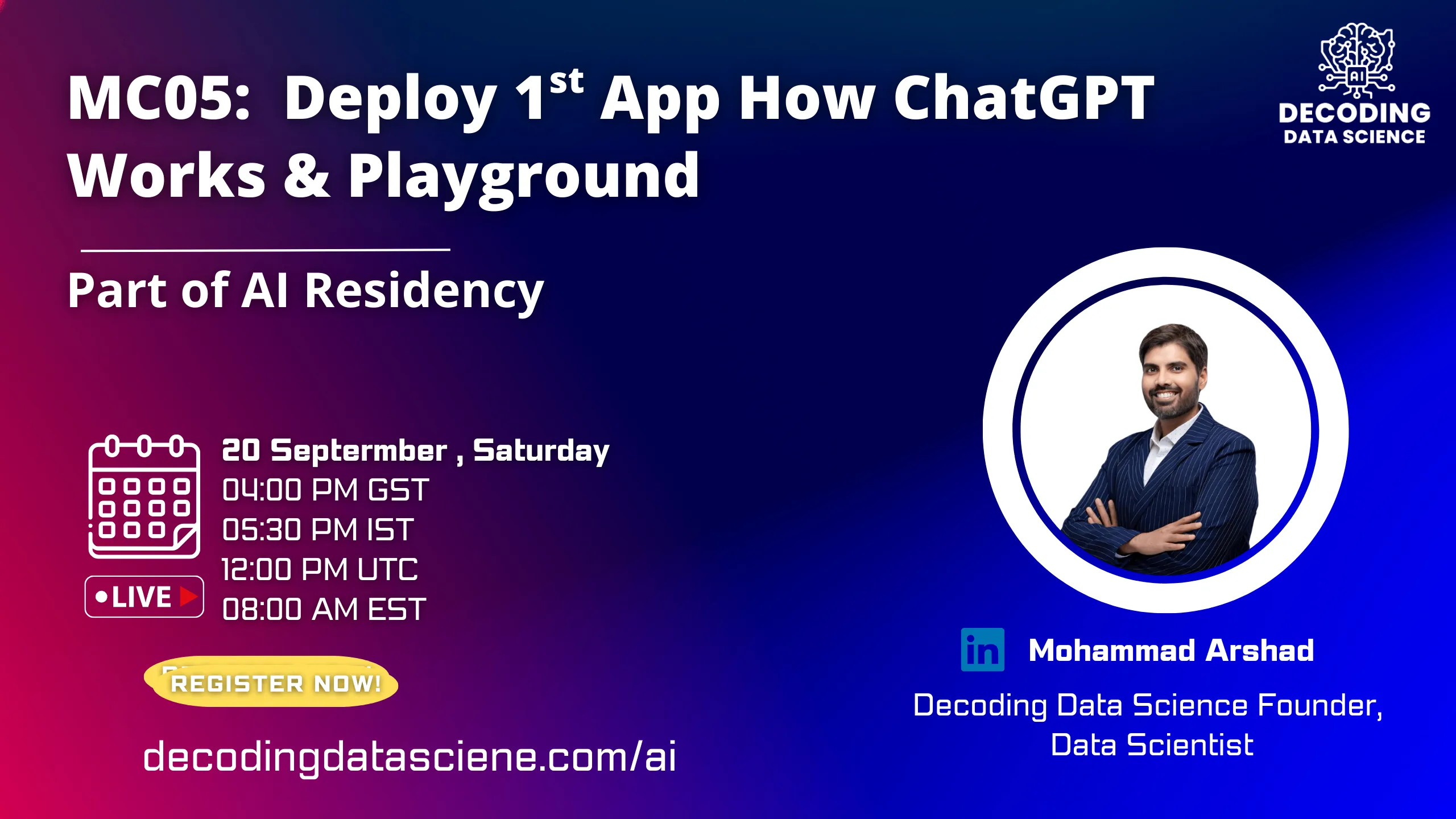 MC05:  Deploy 1st App How ChatGPT Works & Playground