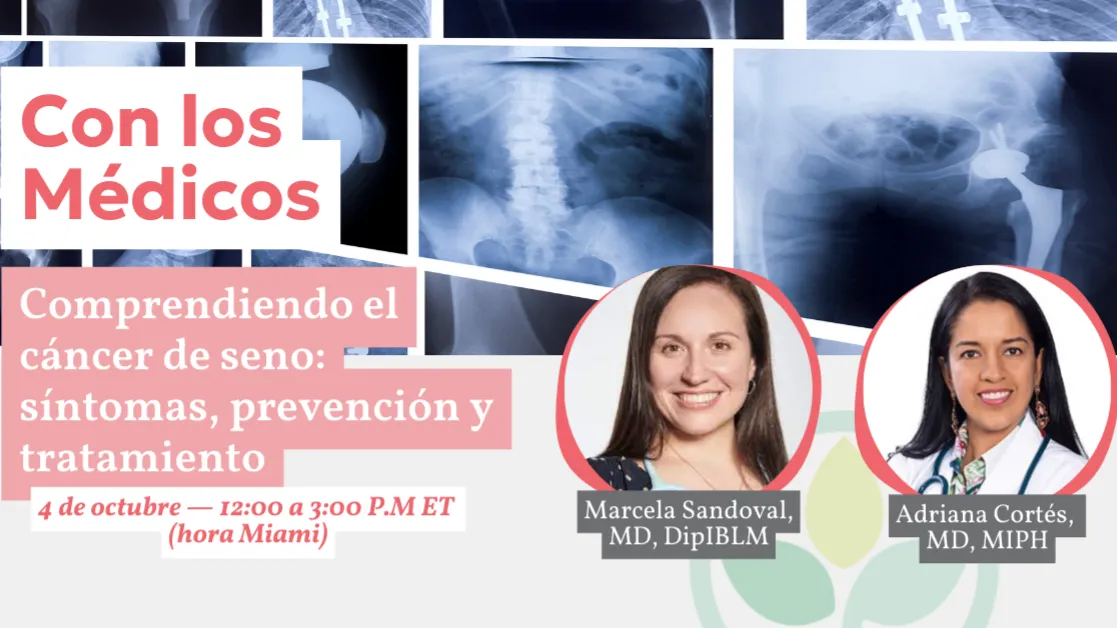 Con los Médicos - Comprendamos el cáncer de seno: síntomas, prevención y tratamiento