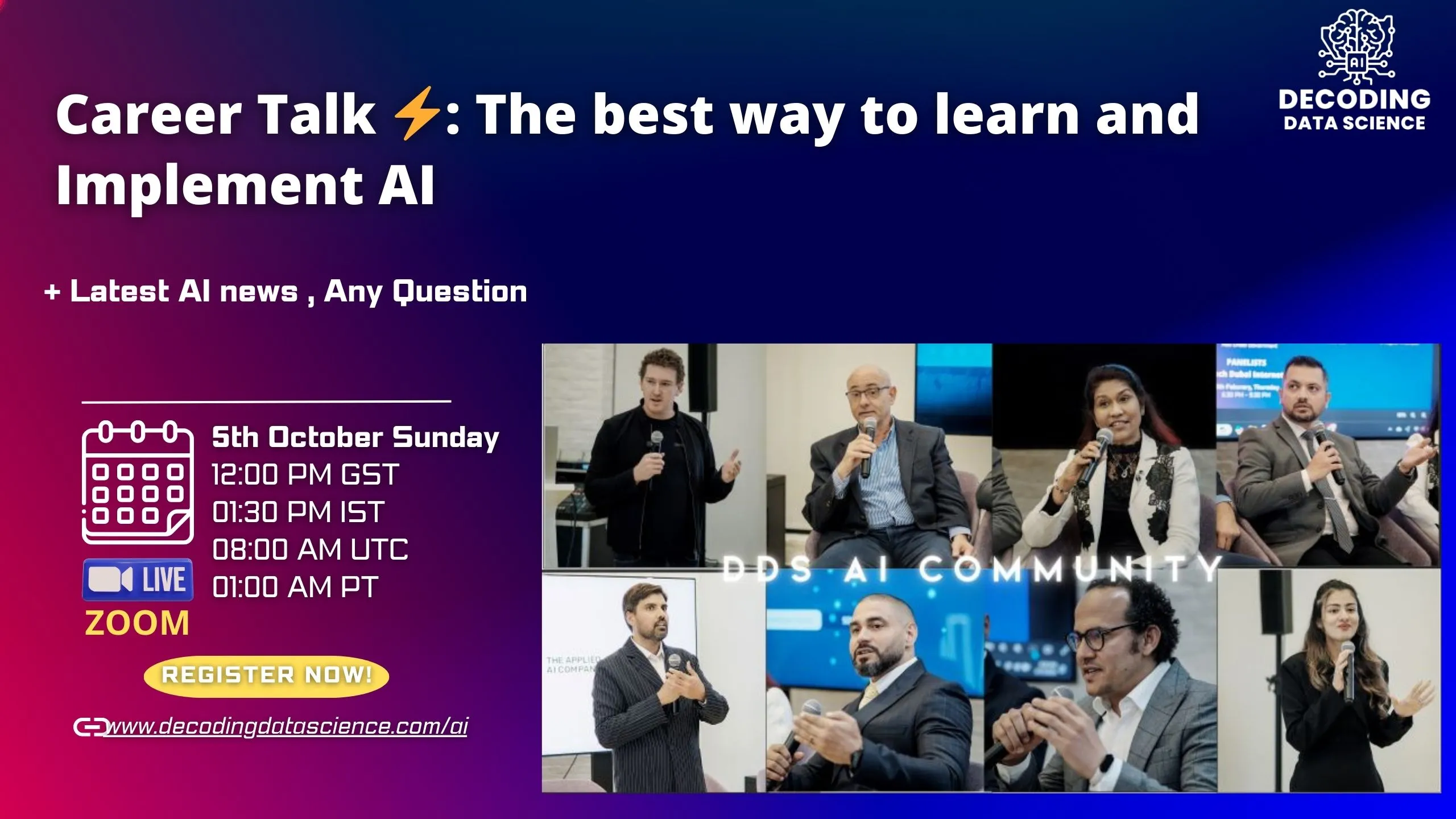 Career Talk ⚡: The best way to learn and Implement AI