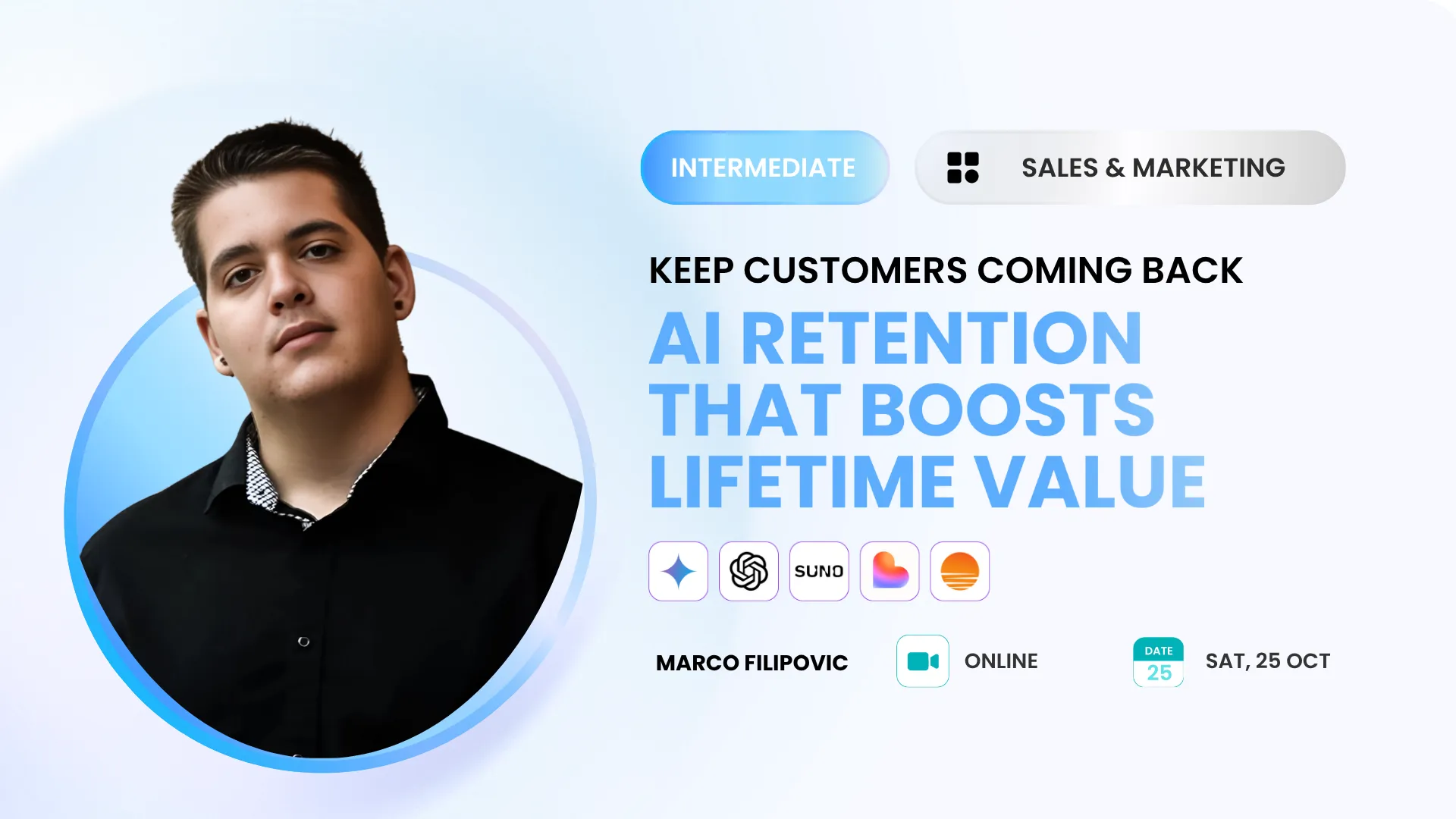 (Intermediate) Keep Customers Coming Back - AI Retention That Boosts Lifetime Value