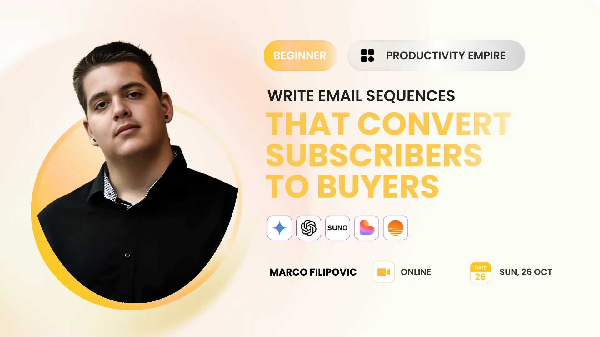 (Beginner) Write Email Sequences That Convert Subscribers To Buyers