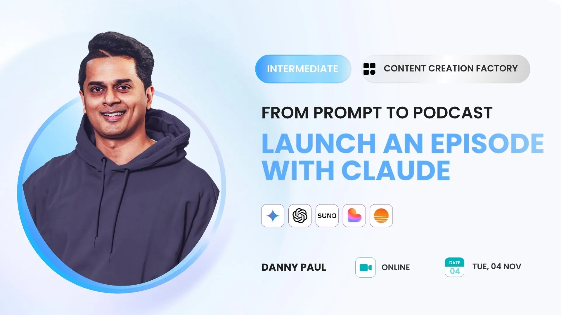 (Intermediate) From Prompt to Podcast: Launch an Episode with Claude