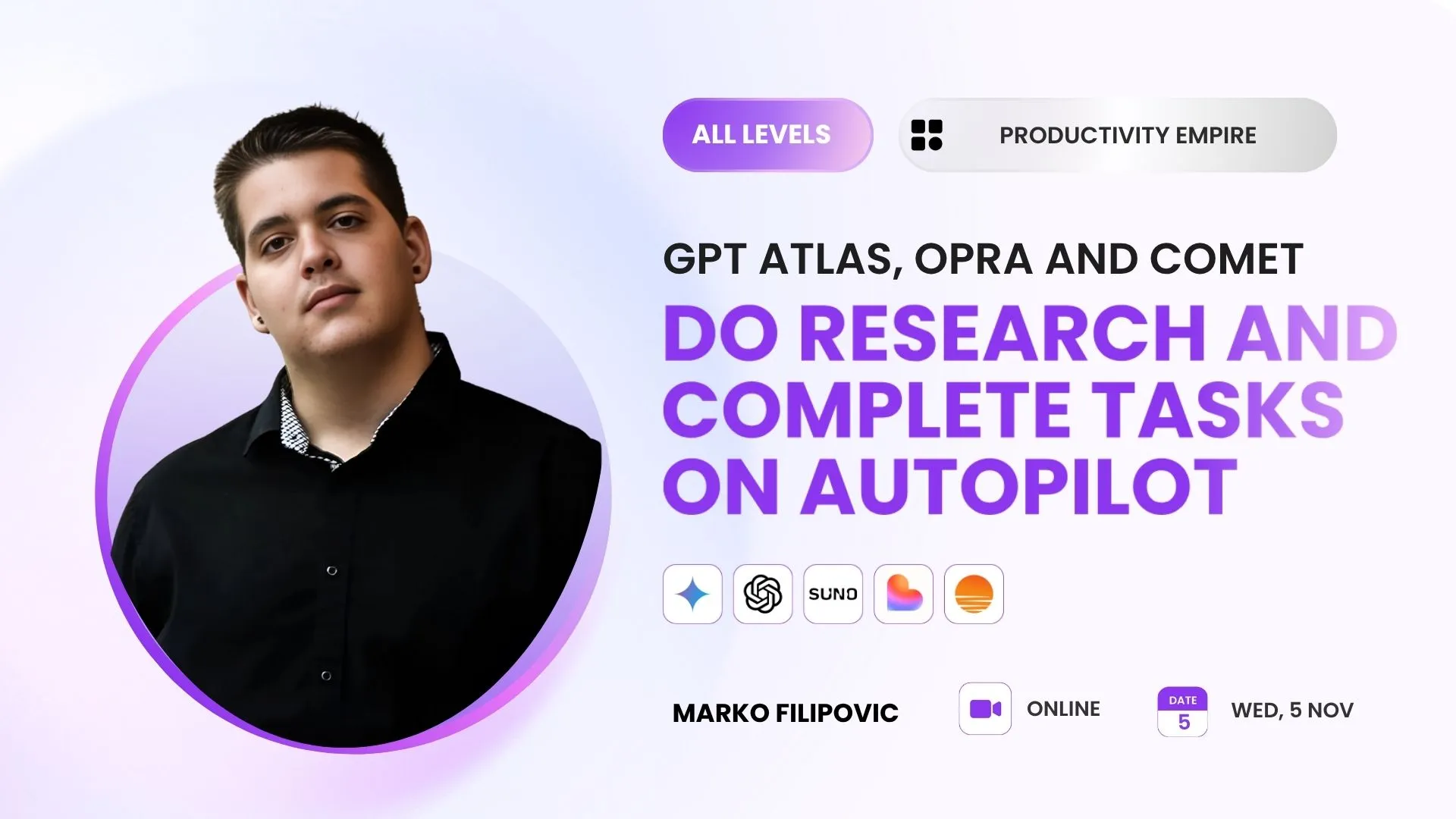(All Levels) GPT Atlas, Opra And Comet - Do Research And Complete Tasks On Autopilot