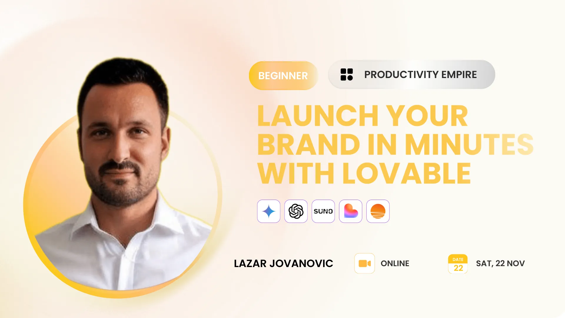 Launch Your Brand in Minutes with Lovable