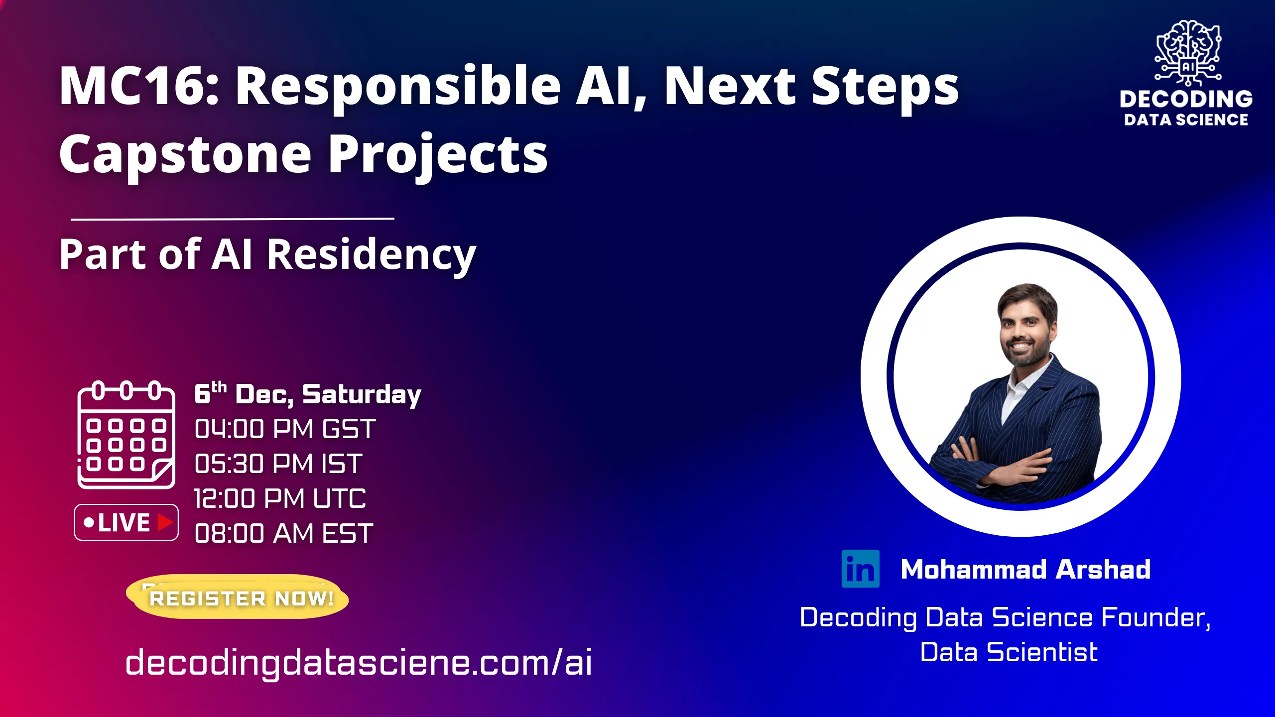 MC16: Responsible AI, Next Steps Capstone Projects