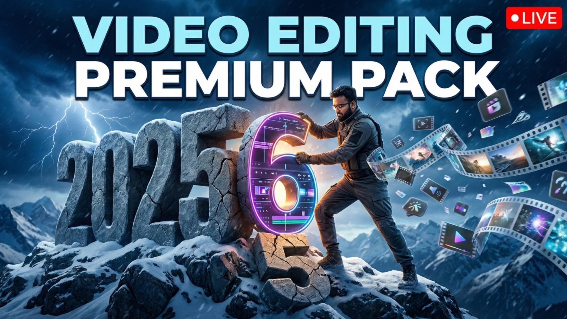 Video Editing (YouTube Live) - Premium Pack