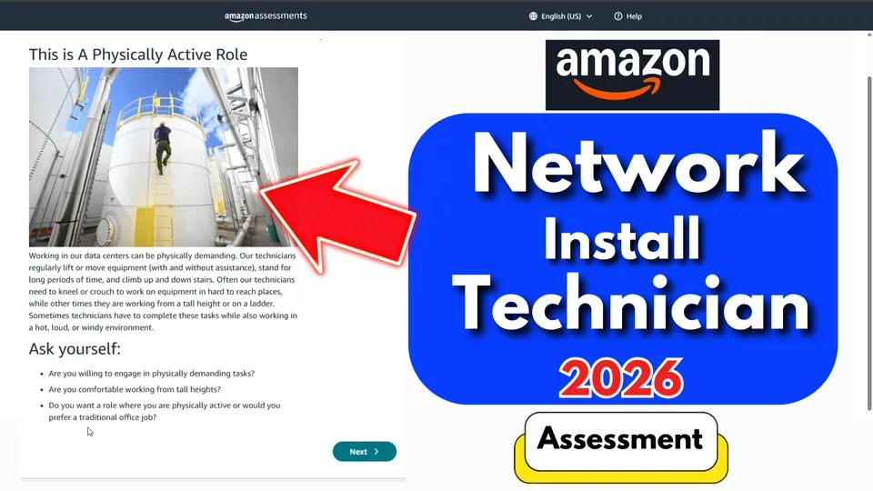 Amazon Network Install Technician Complete Q&A