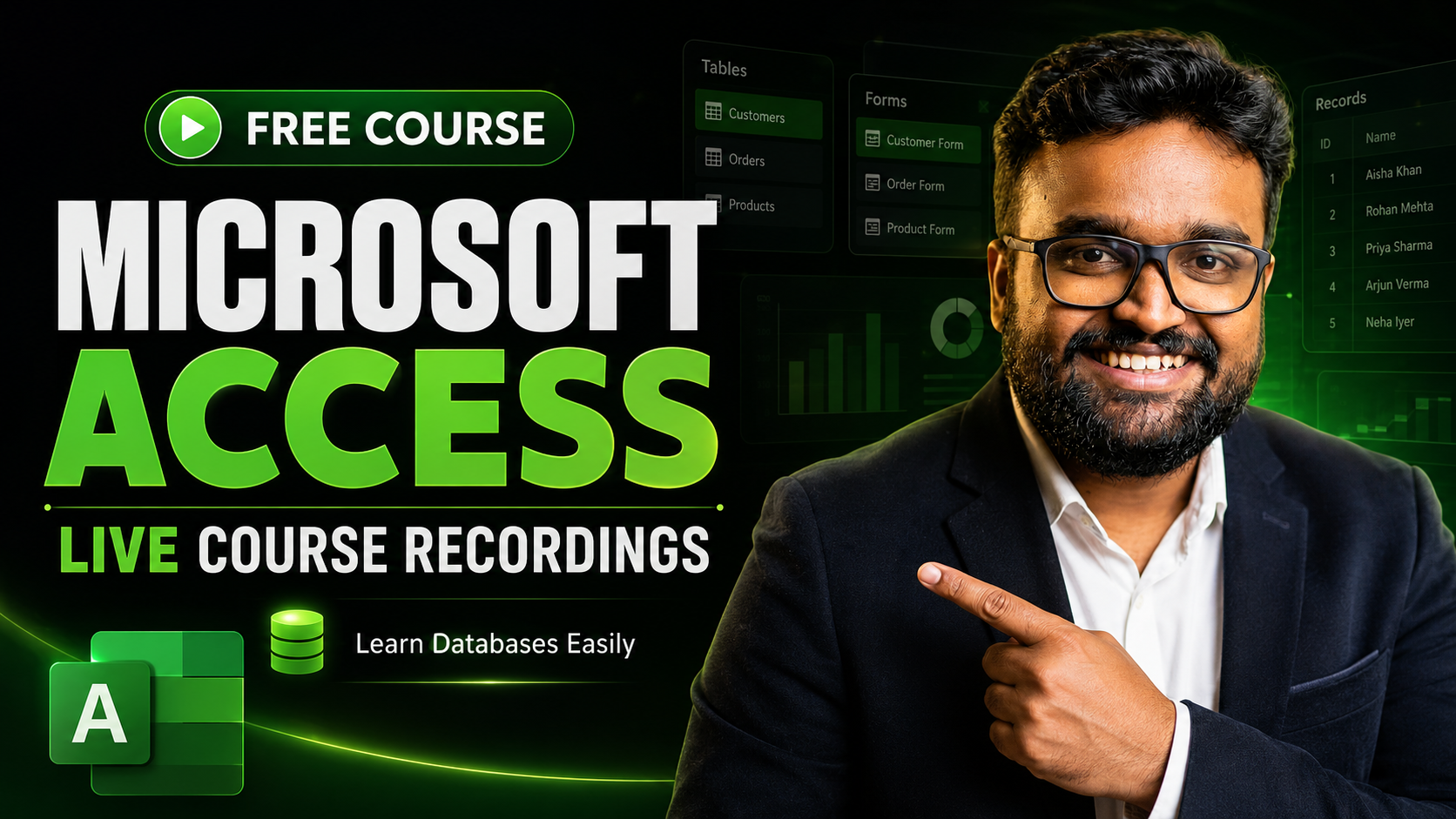 Microsoft Access - Live Course Recordings