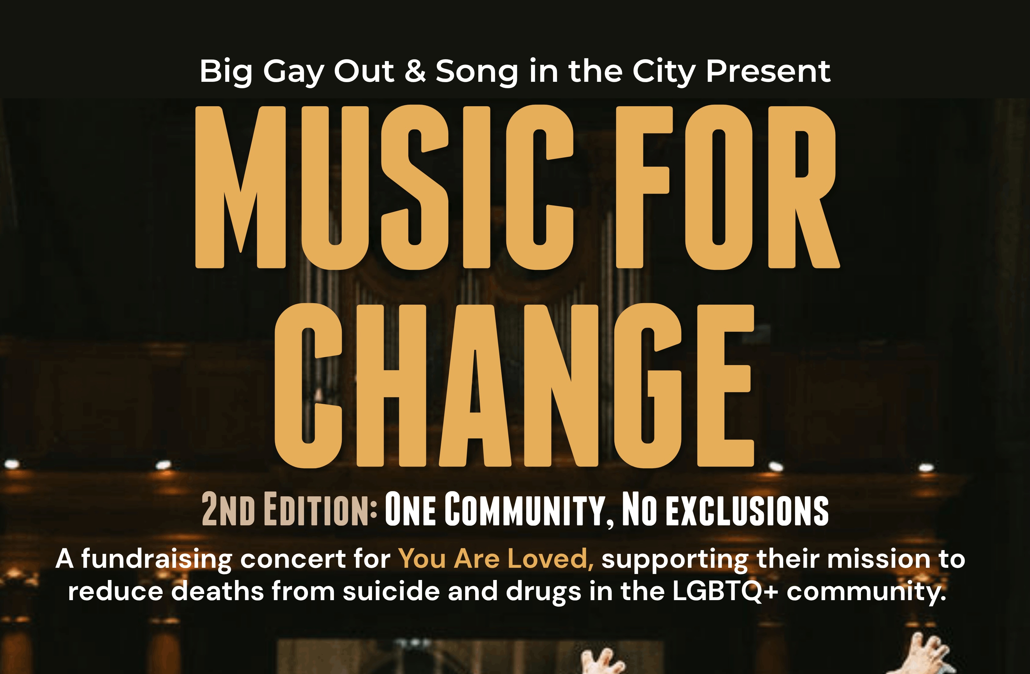 MUSIC FOR CHANGE FUNDRAISER CONCERT
