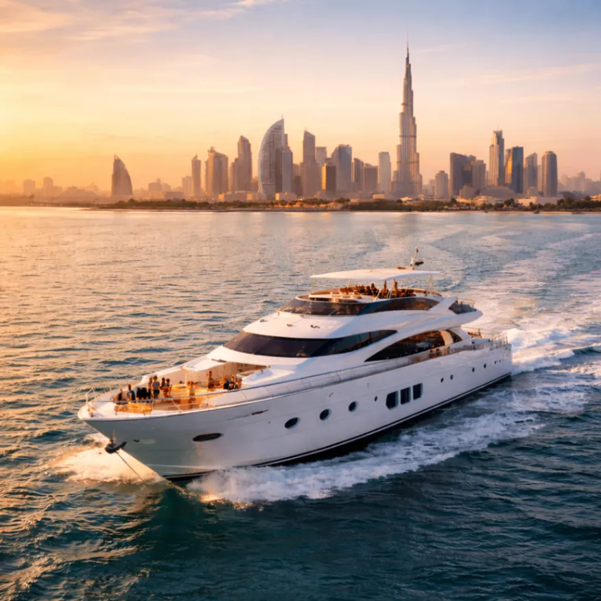 Luxury Yacht Cruise...Sail Dubai in Style