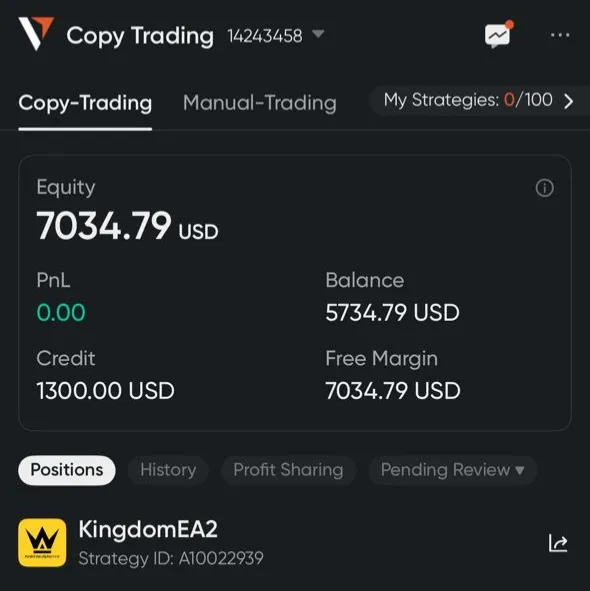 Set an Amount & Click Copy