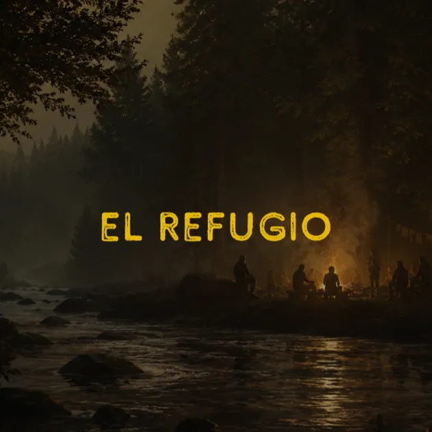 Una casa escondida en el bosque