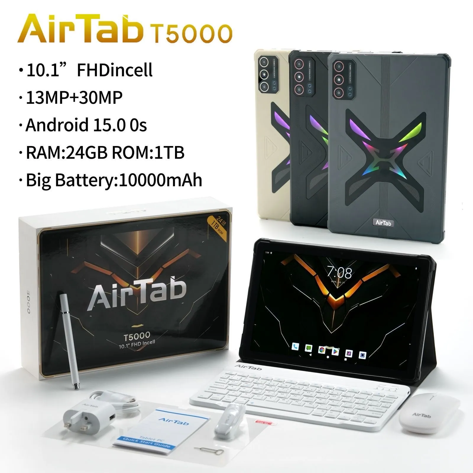 AirTab T5000 Rugged Android Tablet | Charger House LLC