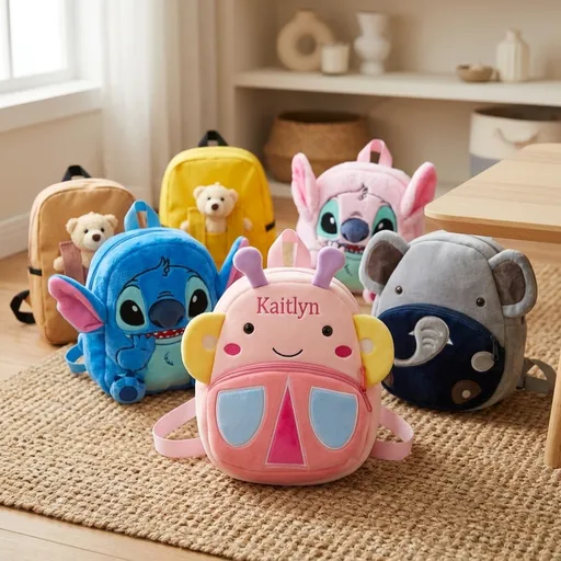 Character Design Backpack Personalized Cute Character Mini Backpack | Ink and Stich Shop