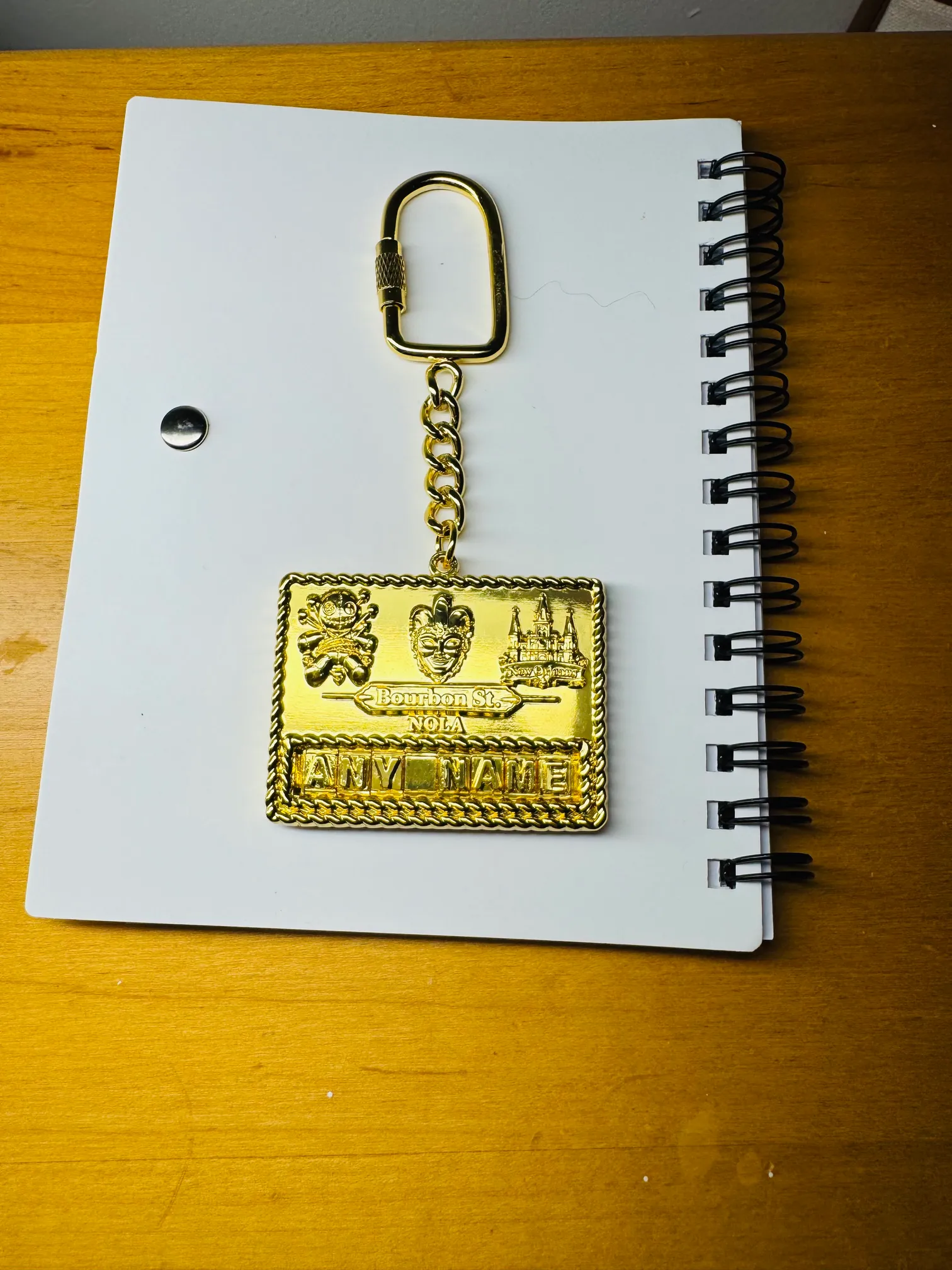 Bourbon St. NOLA Name Keychain | Customizable keychains