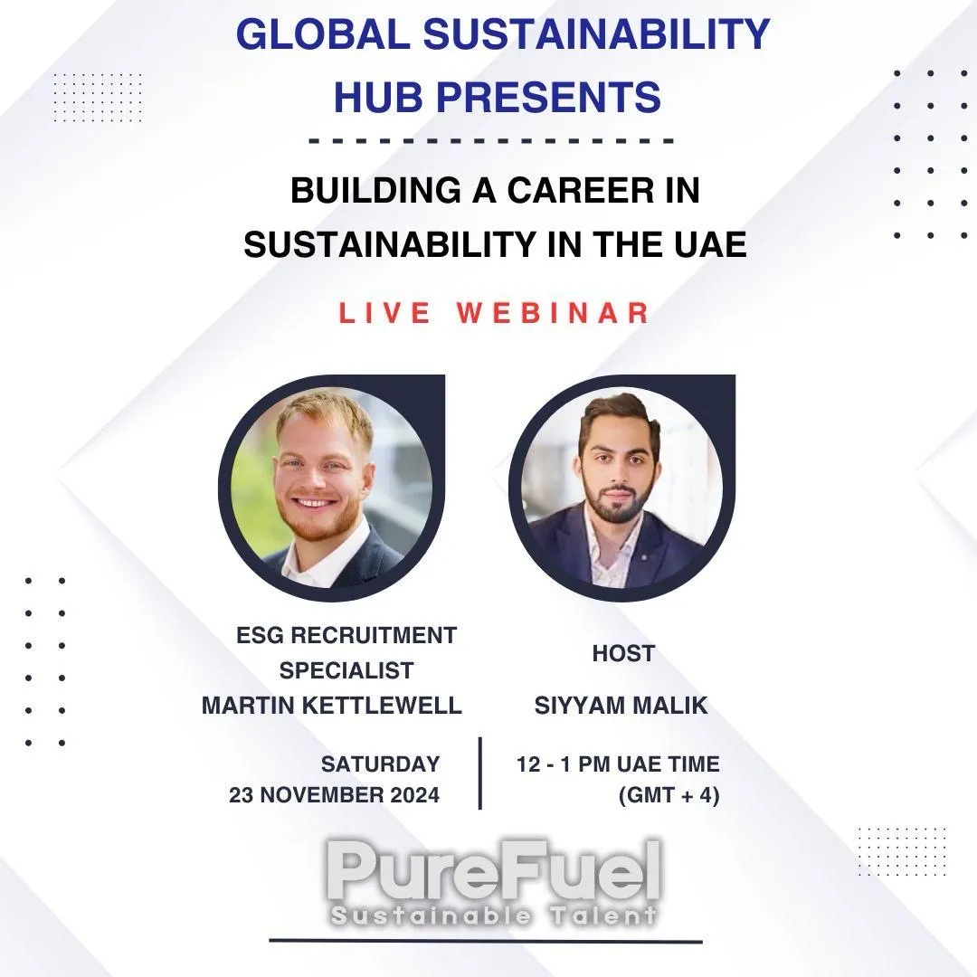 Building a Career in Sustainability in the UAE - With Industry Expert Martin Kettlewell