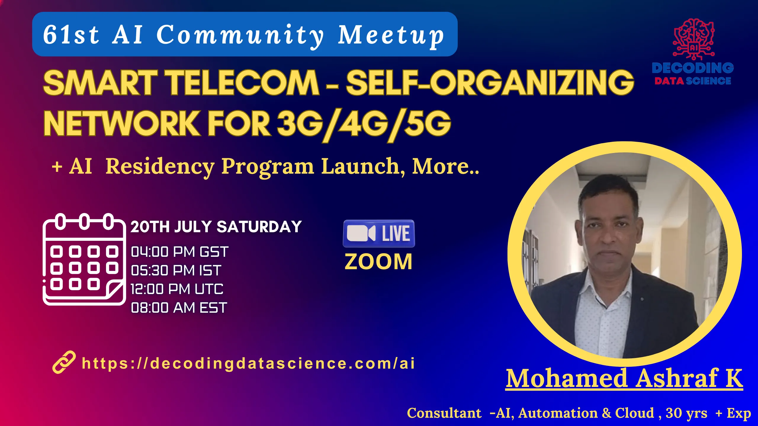 Smart Telecom - Self Organizing Network for 3G/4G/5G
