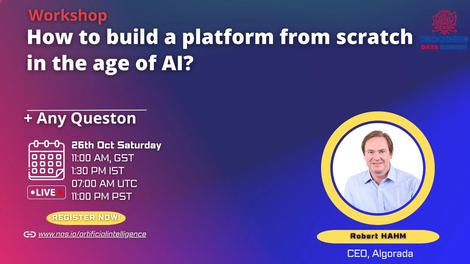 How to build a platform from scratch in the age of AI?