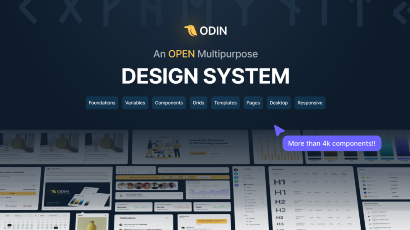 ODIN - Open Design System preview