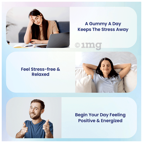 Parisar Stress & Anxiety Relief Gummies: Buy packet of 30.0 gummies at best  price in India | 1mg