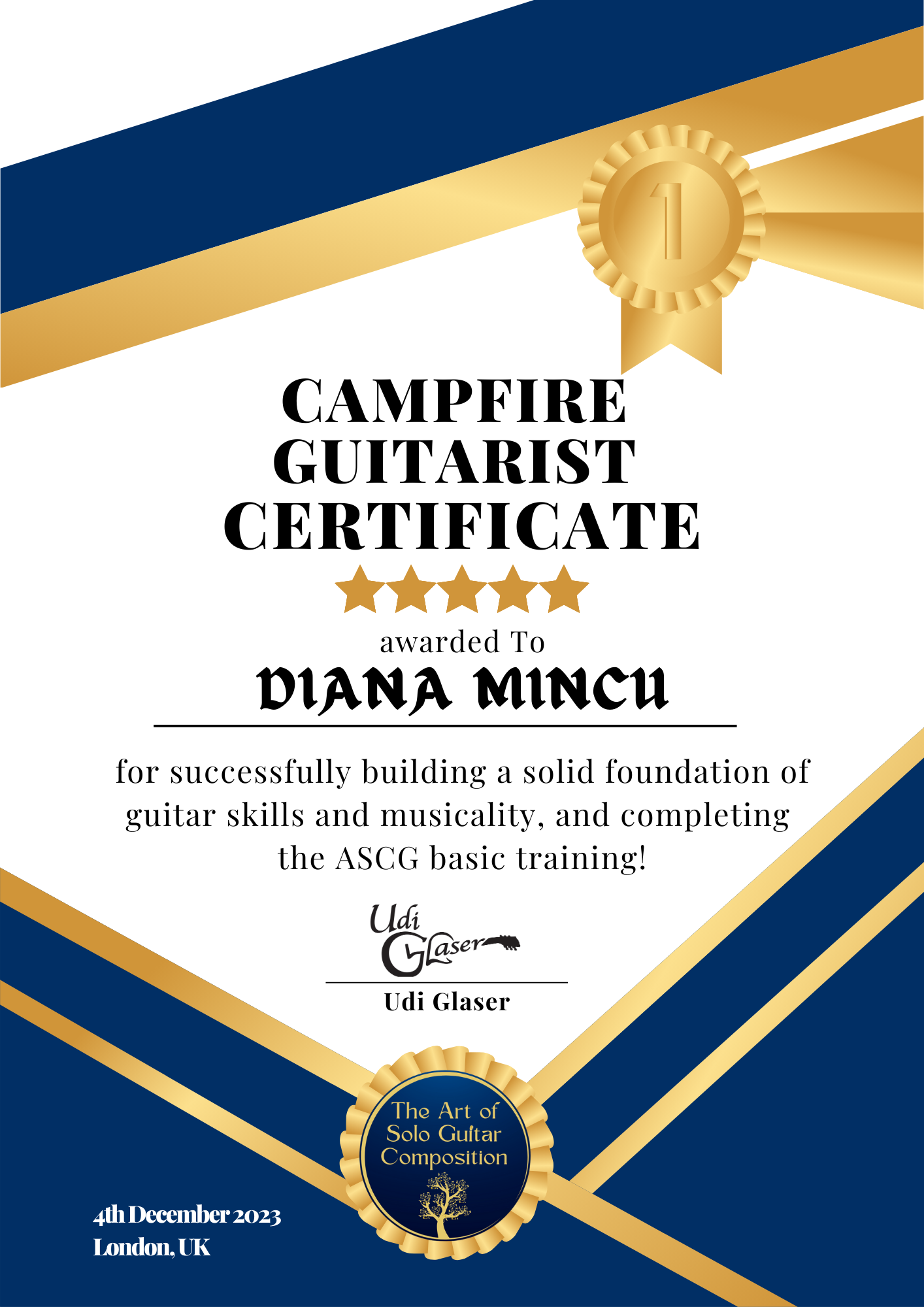 Campfire  Guitarist  certificate - Diana Mincu.png