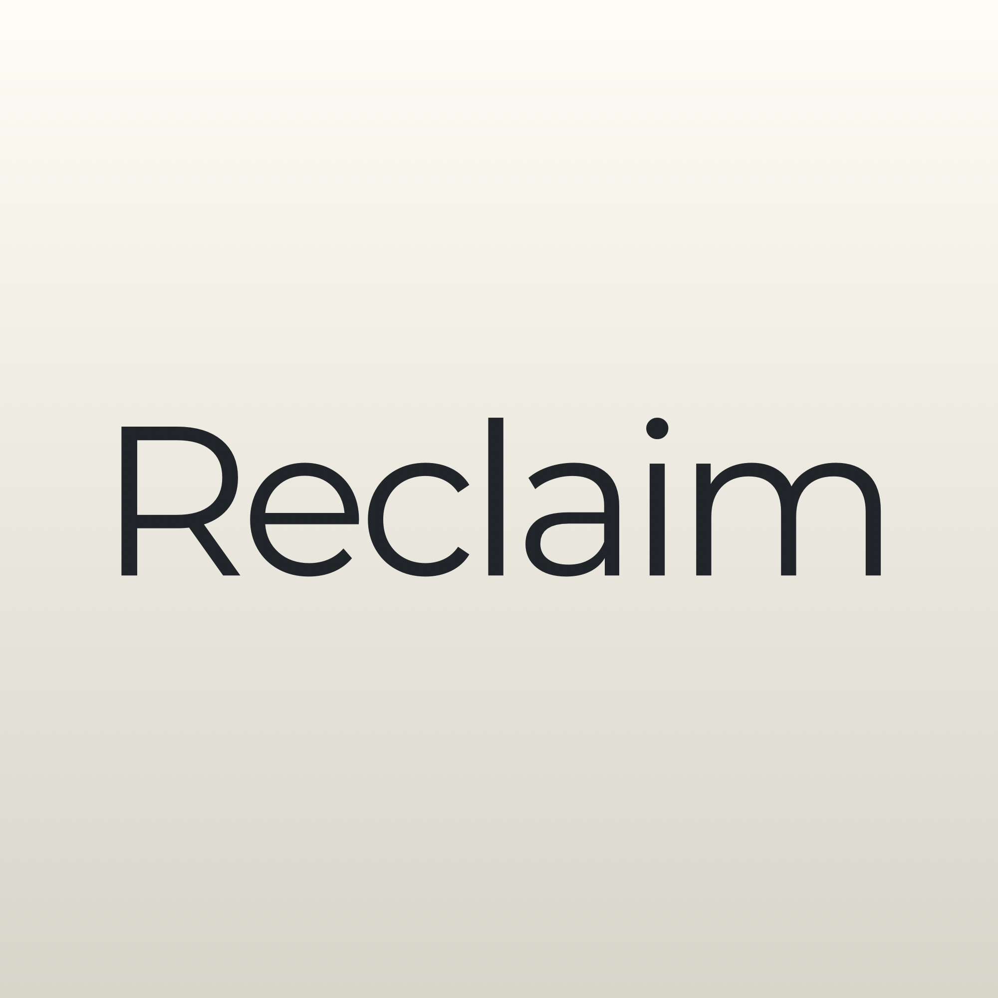 Reclaim profile