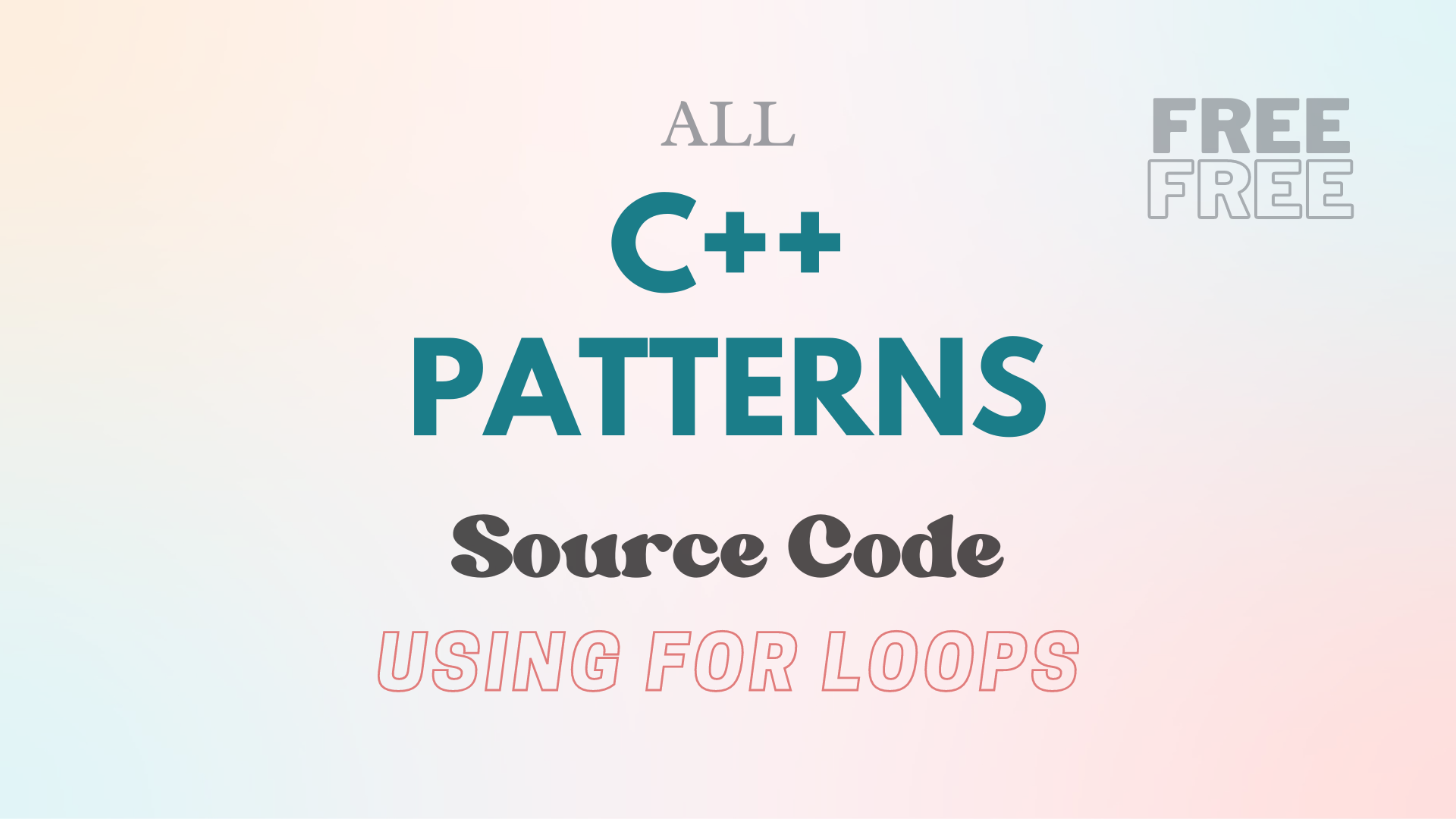 C++ Patterns