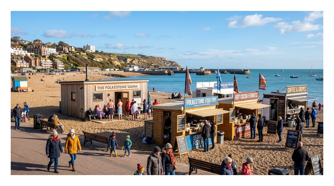 Folkestone & Sauna Cold Plunge Adventure